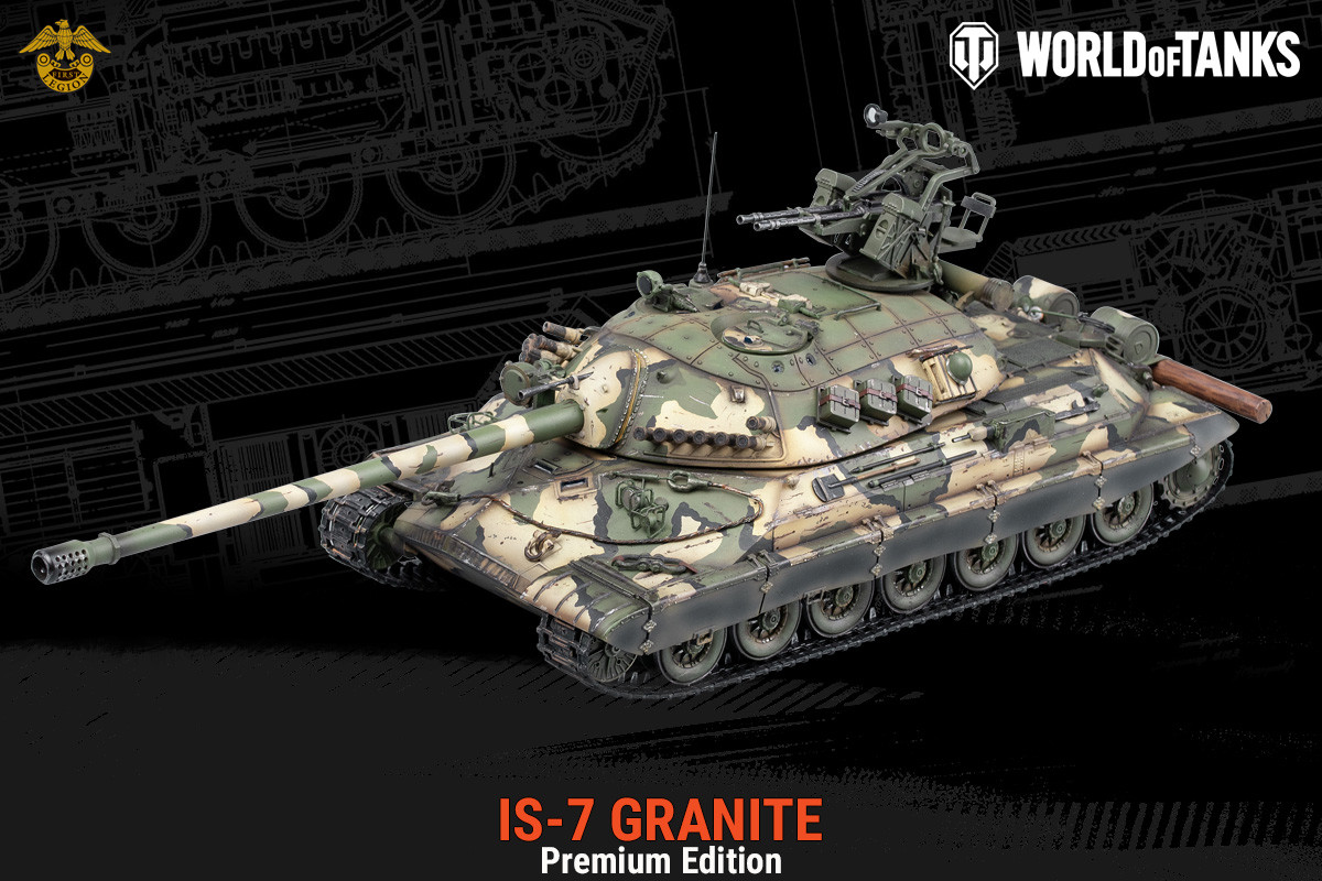 限定モデル World of Tanks IS-7 Premium 1/30 FLWOT01 IS-7 Granite Premium Edition 1/30th Scale LE300 by First