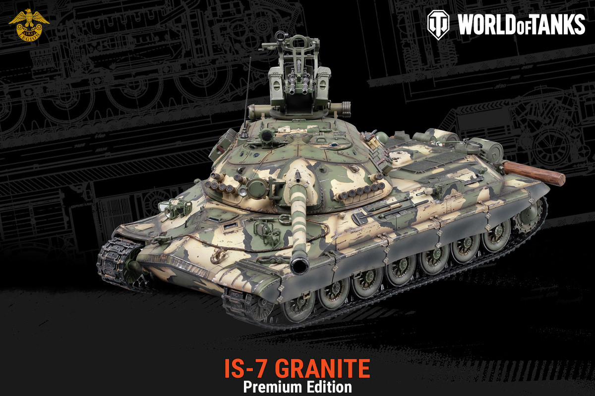 FLWOT01 IS-7 Granite Premium Edition 1/30th Scale LE300 by First