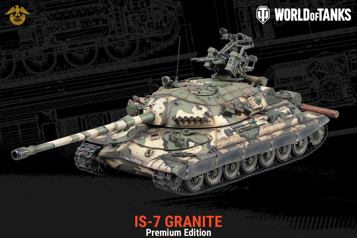 FLWOT01 IS-7 Granite Premium Edition 1/30th Scale LE300 by