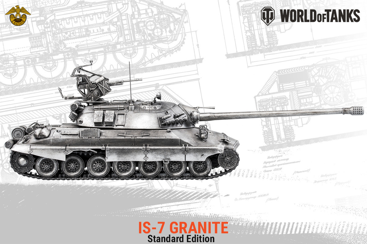 FLWOT02 IS-7 Granite Standard (Medtallic) Edition 1/32nd Scale by