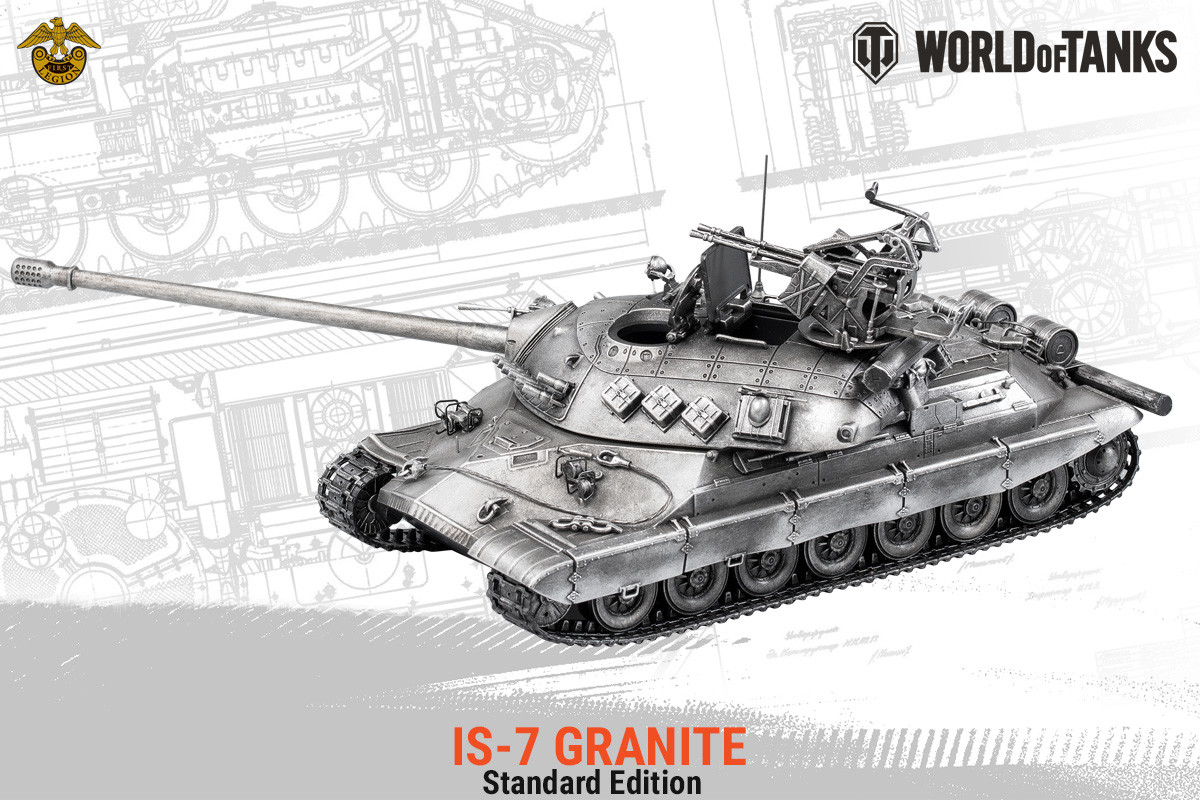 限定モデル World of Tanks IS-7 Premium 1/30 FLWOT01 IS-7 Granite Premium Edition 1/30th Scale LE300 by