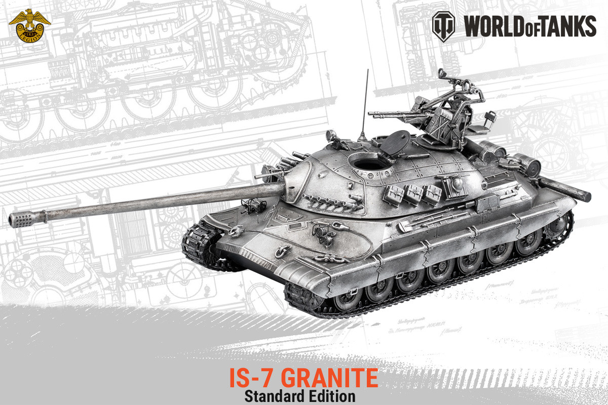 FLWOT02 IS-7 Granite Standard (Medtallic) Edition 1/32nd Scale by