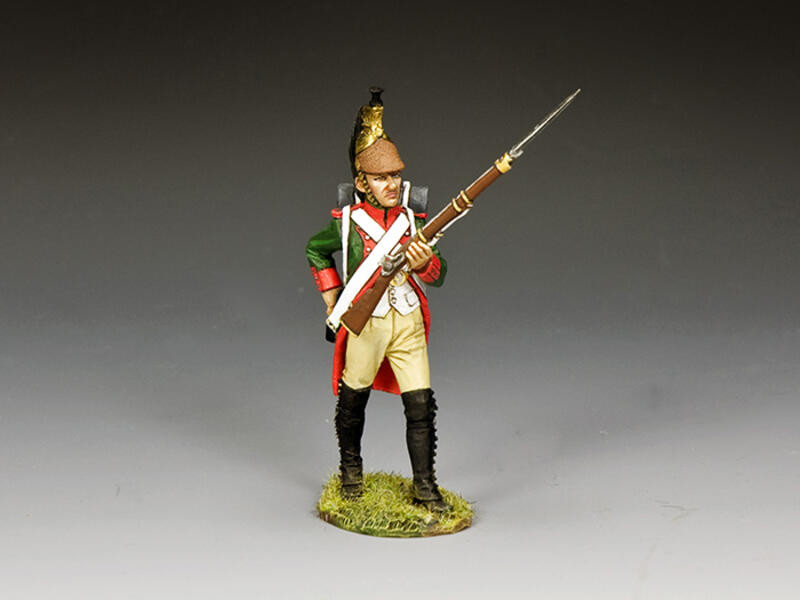 Foot Dragoon Advancing Shoulder Arms, Dragons a Pied--single figure - NA494 - Metal Toy Soldiers - Products