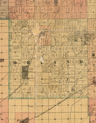 Orland, Illinois 1898 Old Town Map Custom Print - Cook Dupage Will Cos.