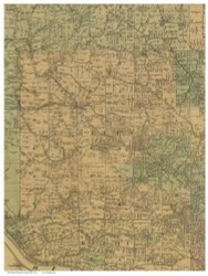 Green, Ohio 1884 Old Town Map Custom Print - Hamilton Co.