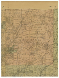 Sycamore, Ohio 1884 Old Town Map Custom Print - Hamilton Co.