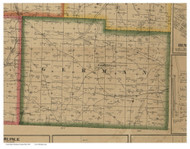 German, Ohio 1861 Old Town Map Custom Print - Holmes Co.
