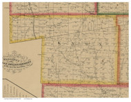 Knox, Ohio 1861 Old Town Map Custom Print - Holmes Co.