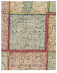Kirtland, Ohio 1857 Old Town Map Custom Print - Lake Co.