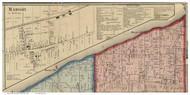 Madison Village - Madison, Ohio 1857 Old Town Map Custom Print - Lake Co.