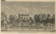 Residence of Chas. A. Avery - Painesville, Ohio 1857 Old Town Map Custom Print - Lake Co.