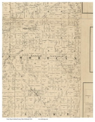 Mohecan, Ohio 1861 Old Town Map Custom Print - Ashland Co. (McDonnell)