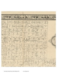 Sullivan, Ohio 1861 Old Town Map Custom Print - Ashland Co. (McDonnell)