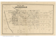 Loudenville - Hanover, Ohio 1861 Old Town Map Custom Print - Ashland Co. (McDonnell)