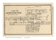 Jeromeville - Mohecan, Ohio 1861 Old Town Map Custom Print - Ashland Co. (McDonnell)