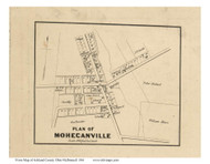 Mohecanville - Mohecan, Ohio 1861 Old Town Map Custom Print - Ashland Co. (McDonnell)