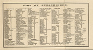 Business Directory - Ashland Co., Ohio 1861 Old Town Map Custom Print - Ashland Co. (McDonnell)