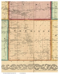 Colebrook, Ohio 1856 Old Town Map Custom Print - Ashtabula Co.