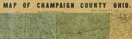 Title of Source Map -  Champaign Co., Ohio 1894 - NOT FOR SALE - Champaign Co.