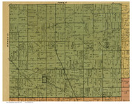 Adams, Ohio 1894 Old Town Map Custom Print - Champaign Co.