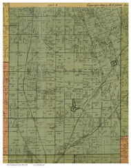 Salem, Ohio 1894 Old Town Map Custom Print - Champaign Co.