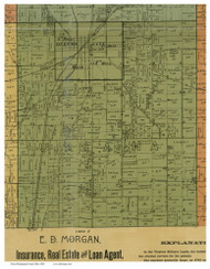 Urbana, Ohio 1894 Old Town Map Custom Print - Champaign Co.
