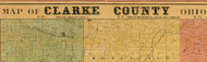 Title of Source Map -  Clarke Co., Ohio 1859 - NOT FOR SALE - Clarke Co.