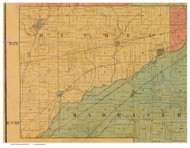 Bethel, Ohio 1859 Old Town Map Custom Print - Clarke Co.