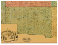 Green, Ohio 1859 Old Town Map Custom Print - Clarke Co.
