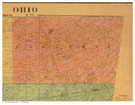 Pleasant, Ohio 1859 Old Town Map Custom Print - Clarke Co.