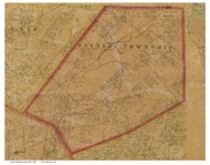 Wayne, Ohio 1857 Old Town Map Custom Print - Clermont Co.