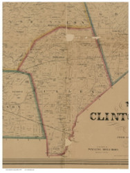 Clark, Ohio 1859 Old Town Map Custom Print - Clinton Co.