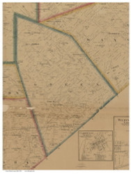 Green, Ohio 1859 Old Town Map Custom Print - Clinton Co.