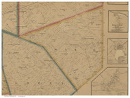 Wayne, Ohio 1859 Old Town Map Custom Print - Clinton Co.