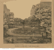 Agricultural Fair Grounds - Clinton Co., Ohio 1859 Old Town Map Custom Print - Clinton Co.