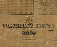 Title of Source Map -  Columbiana Co., Ohio 1841 - NOT FOR SALE - Columbiana Co.