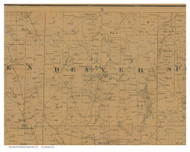 Beaver, Ohio 1841 Old Town Map Custom Print - Columbiana Co.