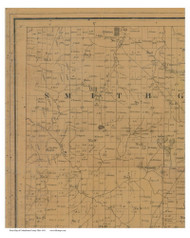 Smith, Ohio 1841 Old Town Map Custom Print - Columbiana Co.