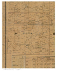 West, Ohio 1841 Old Town Map Custom Print - Columbiana Co.
