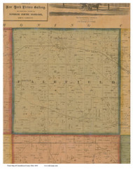 Fairfield, Ohio 1860 Old Town Map Custom Print - Columbiana Co.
