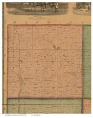 Knox, Ohio 1860 Old Town Map Custom Print - Columbiana Co.
