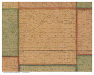 Madison, Ohio 1860 Old Town Map Custom Print - Columbiana Co.