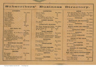 Business Directory - Columbiana Co., Ohio 1860 Old Town Map Custom Print - Columbiana Co.
