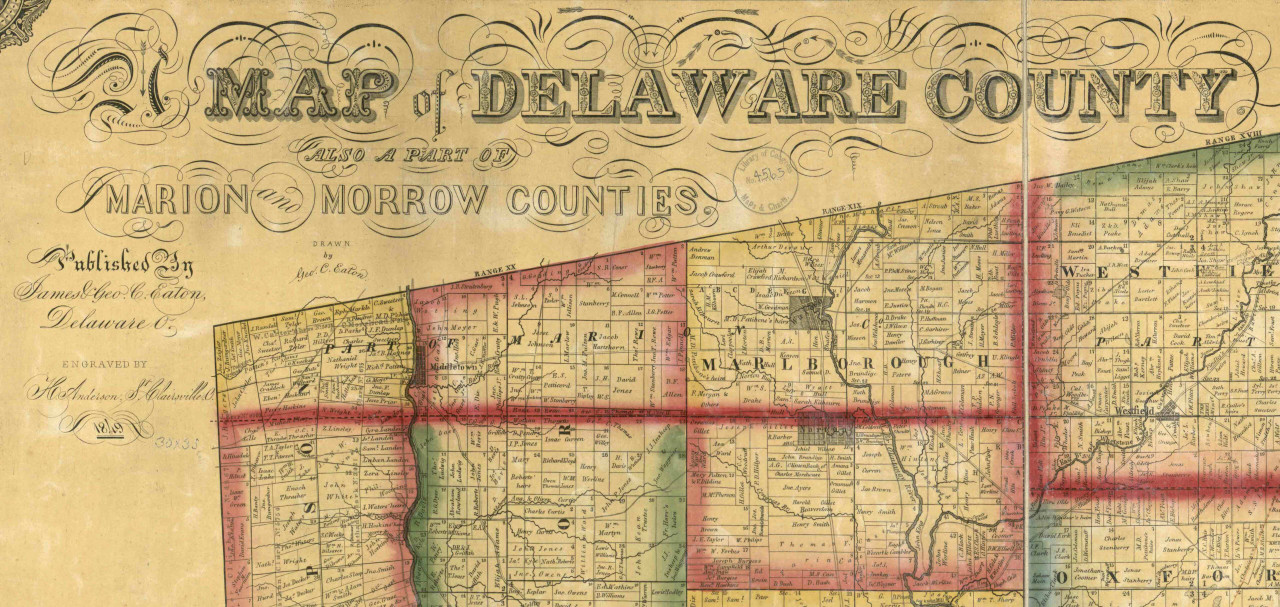Title Of Source Map Darke Co Ohio 1849 Not For Sale Delaware Co