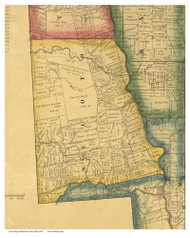 Scioto, Ohio 1849 Old Town Map Custom Print - Delaware Co.