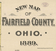 Title of Source Map - Fairfield Co., Ohio 1889 - NOT FOR SALE - Fairfield Co.