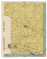 Viotlet, Ohio 1889 Old Town Map Custom Print - Fairfield Co.