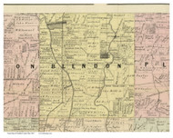 Blendon, Ohio 1883 Old Town Map Custom Print - Franklin Co.