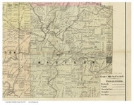 Madison, Ohio 1883 Old Town Map Custom Print - Franklin Co.