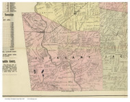 Pleasant, Ohio 1883 Old Town Map Custom Print - Franklin Co.
